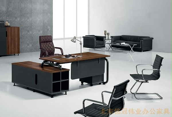 现代时尚枫叶黑经理主管办公桌